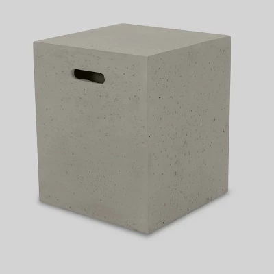 Oana 7pc Acacia V-Shaped Sectional Sofa Set With Fire Pit - Teak/Beige/Light Gray - Christopher Knight Home 3 Oana 7pc Acacia V-Shaped Sectional Sofa Set With Fire Pit - Teak/Beige/Light Gray - Christopher Knight Home - Image 3