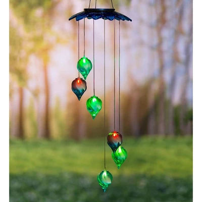 Wind & Weather Solar-Powered Lighted Color-Changing Teardrop Mobile 2 Wind & Weather Solar-Powered Lighted Color-Changing Teardrop Mobile - Image 2